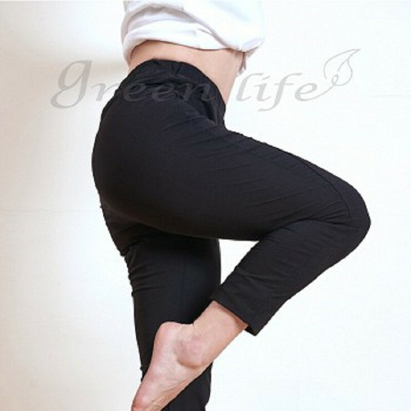 【遠紅外線】3D活氧光波纖腿褲  黑色(S-3XL)  特惠中  (請註明尺寸)