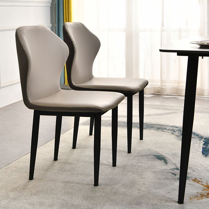 餐椅 輕奢皮革餐椅家用現代簡約批發餐桌椅子靠背凳舒適軟包歐式酒店椅-快速出貨