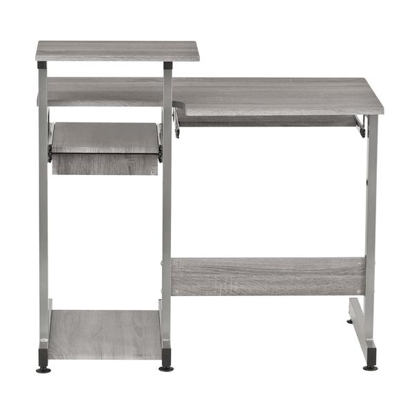 Shopango Techni Mobili Complete Computer Workstation Desk Gray