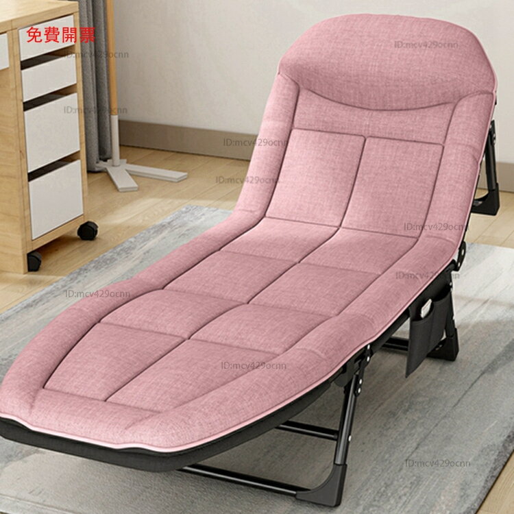 耐樸摺疊床單人辦公室午休躺椅家用午睡神器可調節便攜簡易行軍床X4