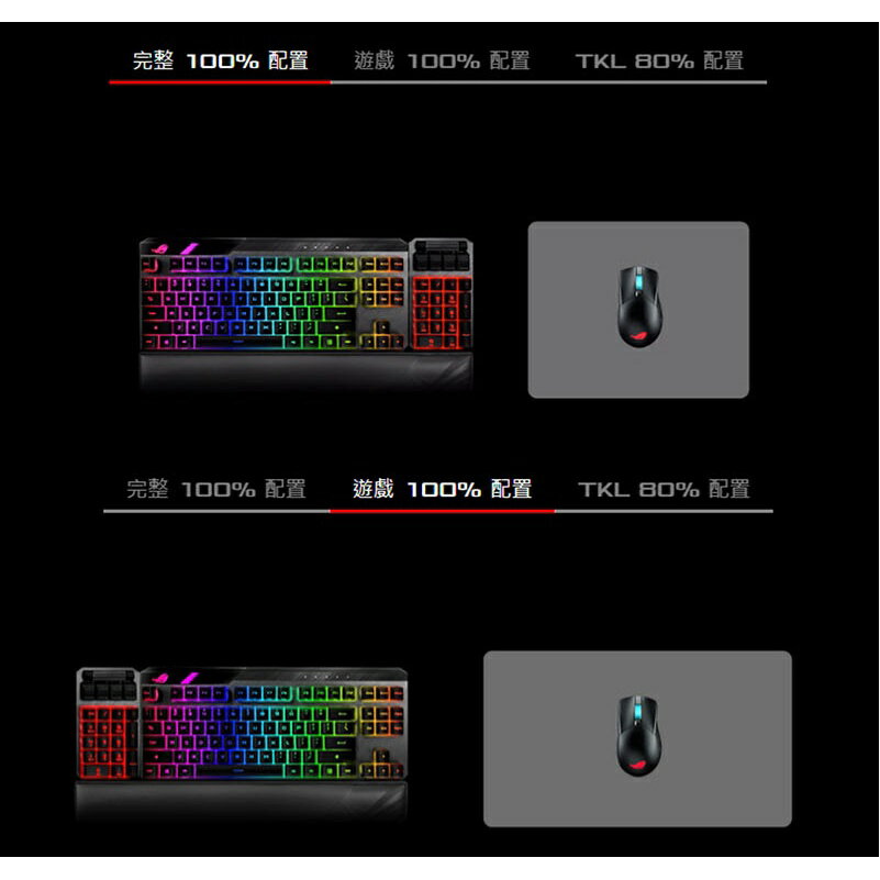 【領卷折500】ASUS 華碩 ROG Claymore II 電競鍵盤 青軸/紅軸選 RGB/零延遲【現貨】【GAME休閒館】 2