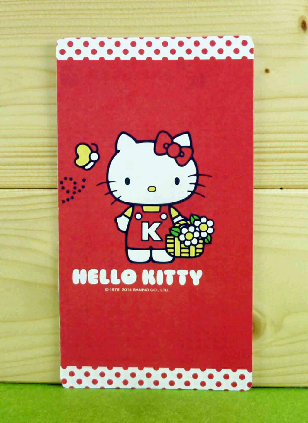 【震撼精品百貨】Hello Kitty 凱蒂貓 卡片-提花籃 震撼日式精品百貨