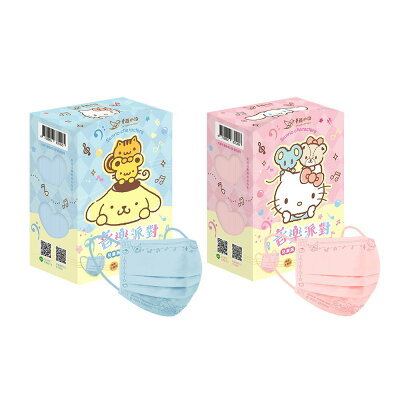 幸福物語 三麗鷗兒童平面醫用 大集合版30入【九乘九購物網】