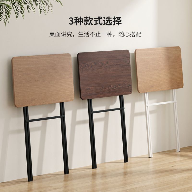 折疊桌子書桌站立式工作臺家用辦公桌高腳桌電腦桌客廳加高簡易桌197SFY 快速出貨