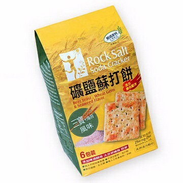 正哲生技 礦鹽蘇打餅(三寶+ 海苔風味)365公克/包