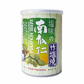 綠源寶  竹鹽燒南瓜子170公克/罐 0
