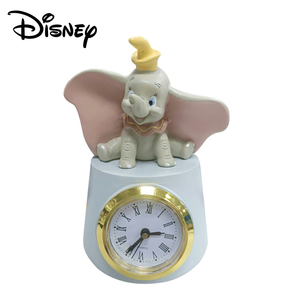 【日本正版】小飛象 造型時鐘 滑動式秒針 靜音時鐘 指針時鐘 Dumbo 迪士尼 Disney - 104651