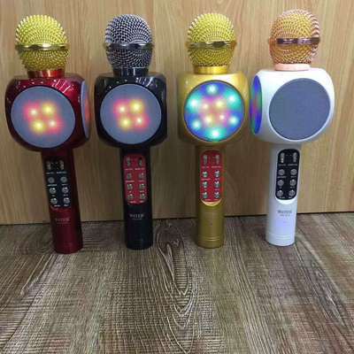熱銷手機電腦麥克風WS-1816k歌寶 掌上KTV藍芽麥克風話筒