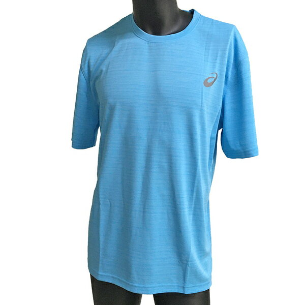 Asics T-Shirts [K11615-42] 男女 短袖 T恤 運動 排汗 吸濕 快乾 柔軟 舒適 台灣製 水藍