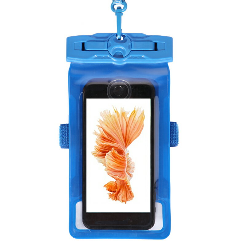 手機防水袋可觸屏拍照潛水套密封袋蘋果7/plus游泳溫泉送外賣通用 1