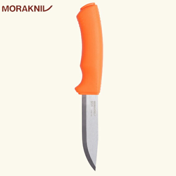 瑞典【MORAKNIV】Bushcraft Survival 野外求生不鏽鋼軍用直刀-橘/戶外求生直刀
