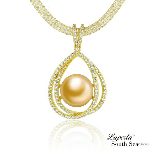 大東山珠寶 極致奢華 頂級南洋金珍珠項鍊 極致閃耀