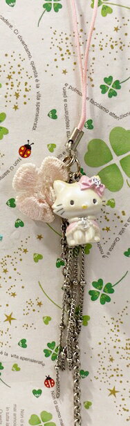 【震撼精品百貨】寵物貓 Charmmy Kitty 三麗鷗 寵物貓手機吊飾-花花*91655 震撼日式精品百貨