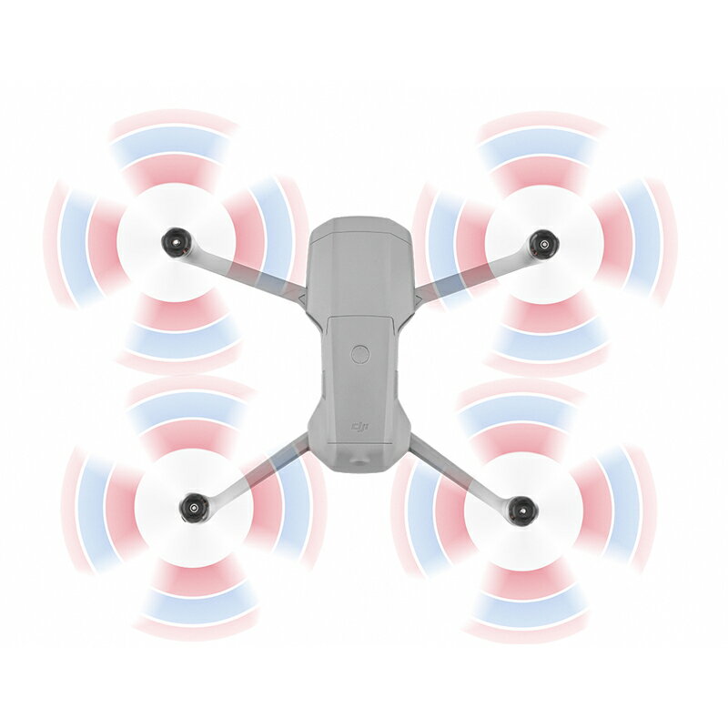 彩色螺旋槳 for Mavic AIR ２(二對)展現獨特的個人風格 減少飛行噪音 功耗低提升續航能力