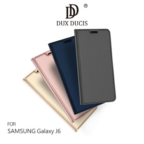 DUX DUCIS SAMSUNG Galaxy J6 SKIN Pro 皮套 插卡 可立 側翻 保護套 手機套