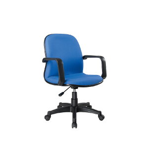 蘇菲亞辦公椅 低背-中藍 SP02G