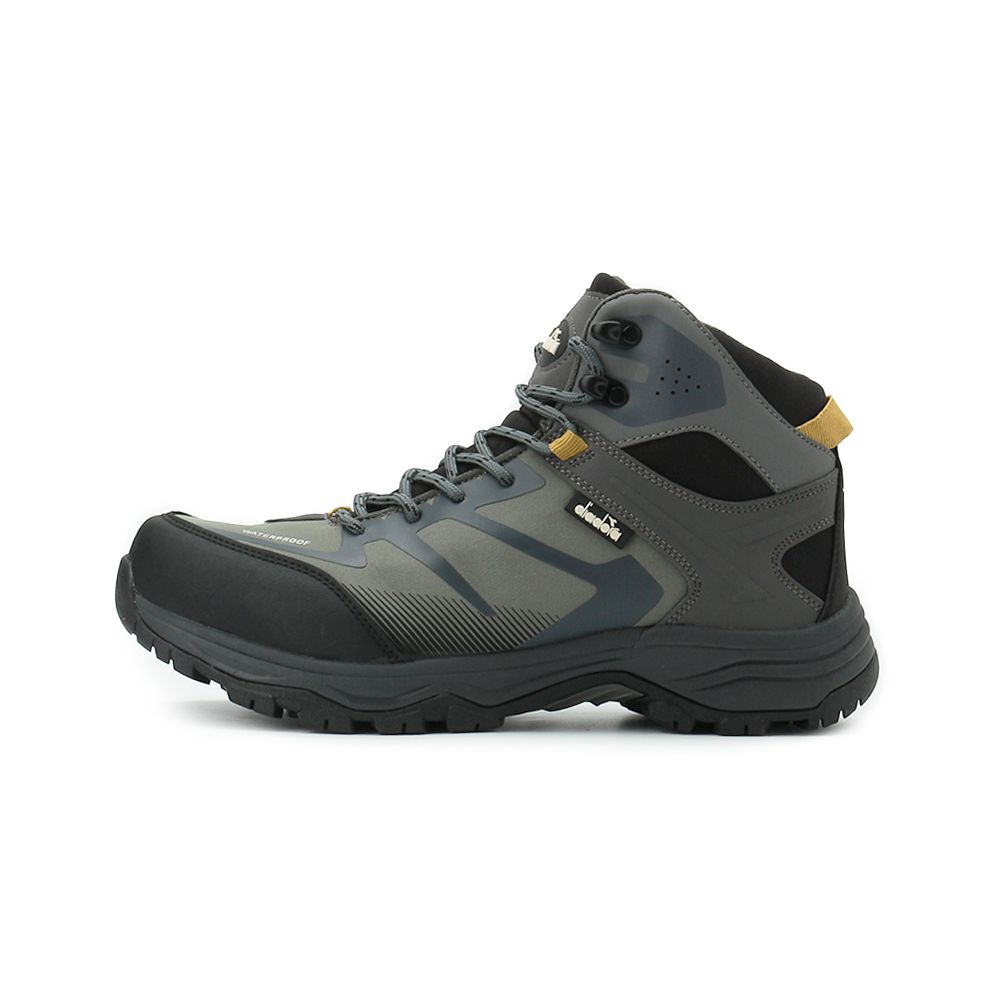 DIADORA 山野縱橫 靜態防潑水戶外登山鞋 灰綠 DA73732 男鞋
