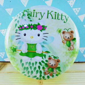 【震撼精品百貨】Hello Kitty 凱蒂貓 KITTY圓鐵盒-綠森林 震撼日式精品百貨