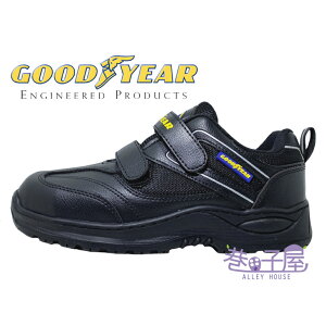 GOODYEAR固特異 女款CNS認證安全鞋 防護運動鞋 工作鞋 鋼頭鞋 [GAWX02920] 黑紅 【巷子屋】