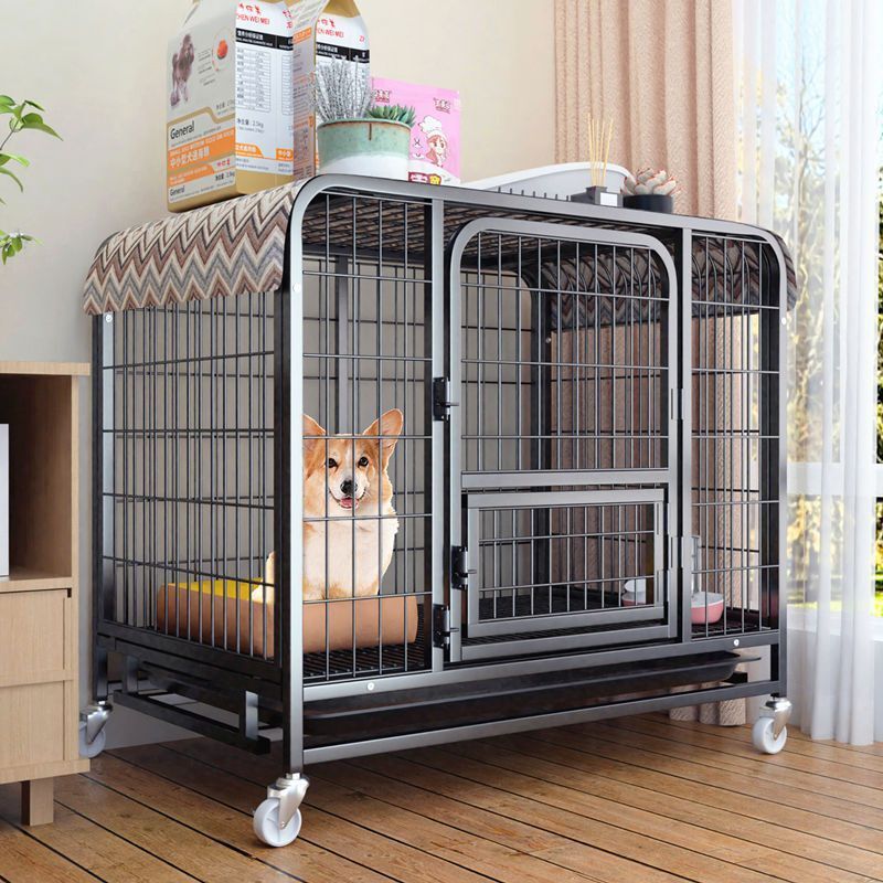 免運 狗籠子中型大型犬室內帶廁所狗狗小型寵物籠邊牧拉布拉多金毛狗籠 快速出貨