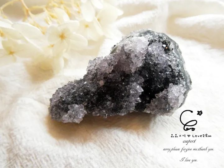 紫晶簇 水晶飾品 晶晶工坊-love2hm 3656