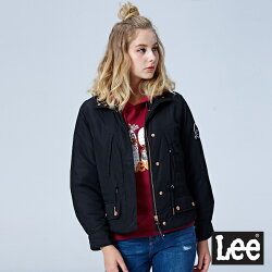 Lee 短版舖棉外套/RG-黑色