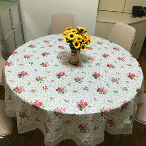 ✤宜家✤時尚可愛空間餐桌布373 茶几布 隔熱墊 鍋墊 杯墊 防水圓餐桌布 (直徑150cm)