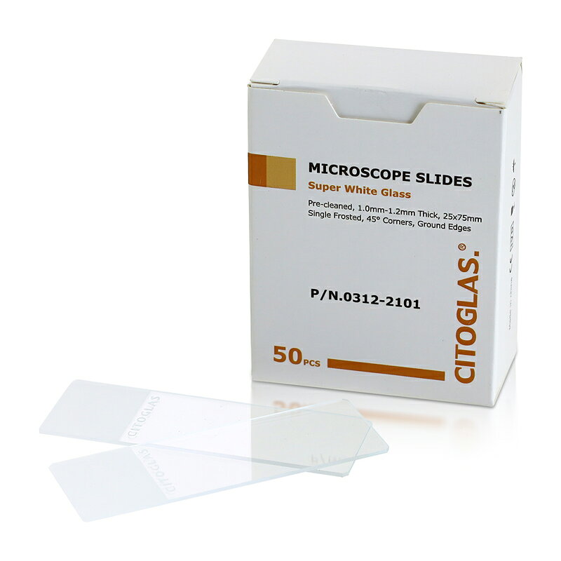 《CITOTEST》CSW磨砂載玻片 Microscope Slide, Frosted One End