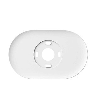Google Nest Thermostat Trim Kit - Made for the Nest Thermostat - Programmable Wifi Thermostat Accessory 黑/白 [2美國直購]