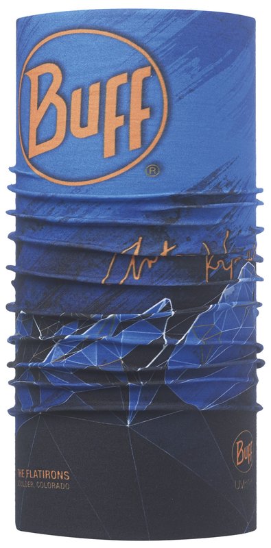 【【蘋果戶外】】BUFF 特惠價 BF111630 西班牙 coolmax 魔術頭巾 藍稜印記 百k勇者 登山單車慢跑瑜珈