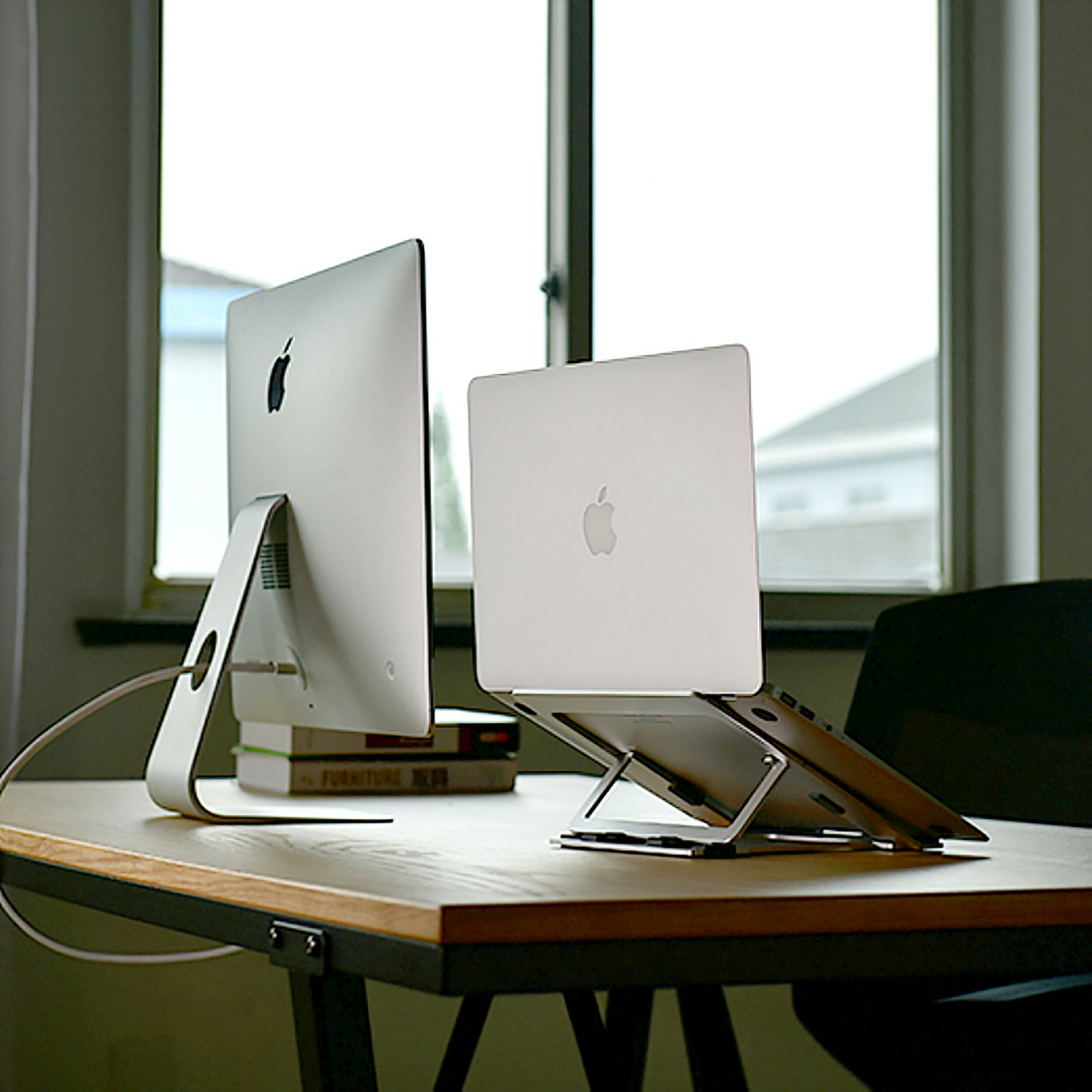 平板筆記本電腦支架Macbook散熱器桌面增高 合金收納折疊底座簡約 嘻哈戶外專營店