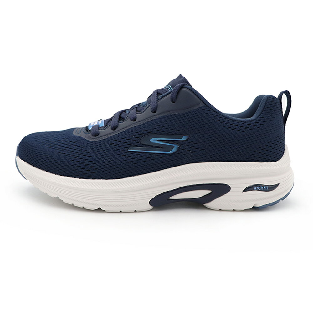 【全館滿額折】 Skechers Arch Fit 海軍藍 網布 支撐輕量 休閒 慢跑鞋 女款 J2587【新竹皇家128953NVBL】