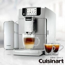 加贈飛利浦電磁爐+咖啡豆1磅【Cuisinart 美膳雅】全自動義式濃縮咖啡機 EM-1000TW