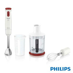 贈304不鏽鋼吸管組【飛利浦 PHILIPS】ProMix 手持式料理魔法棒/調理棒全配組(HR1627)