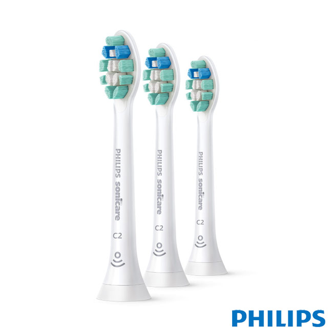 【飛利浦 PHILIPS】德國製 智能牙菌斑清除刷頭3入 (HX9023/67)