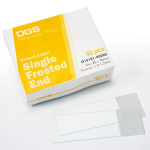 《DGS》磨砂載玻片 Microscope Slide, Frosted One End