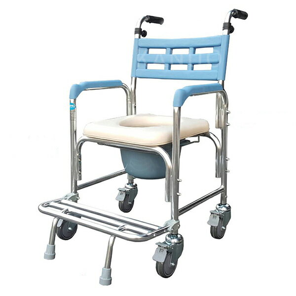 【耀宏】鋁合金洗澡椅便器椅(硬背/把手)YH125-2
