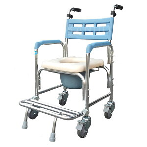 【耀宏】鋁合金洗澡椅便器椅(硬背/把手)YH125-2