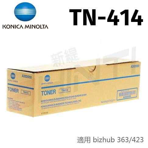 【原廠公司貨】KONICA MINOLTA TN-414 原廠影印機碳粉(適用 bizhub 363/423) 0
