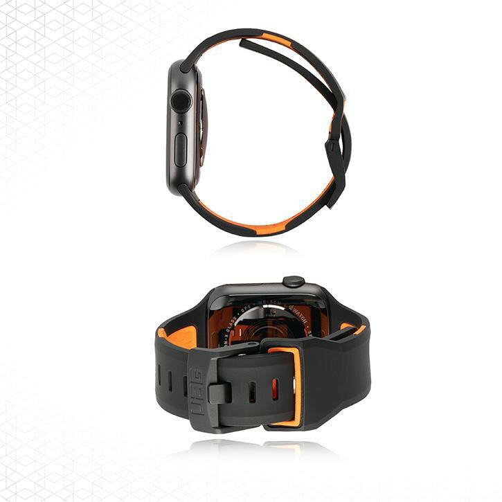 UAG Apple Watch 矽膠 撞色 錶帶 簡約 錶帶 腕帶 防水 防汗 42 44 45 mm 7