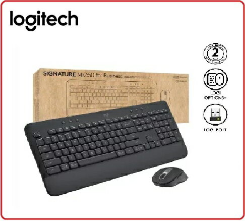 Logitech 羅技 Signature MK650 無線鍵盤滑鼠組 繁體中文版 石墨黑 / 珍珠白