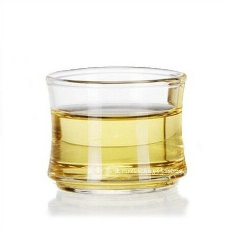 特價10個傅緣德透明耐熱玻璃竹節品杯小茶杯 加厚小容量40ml