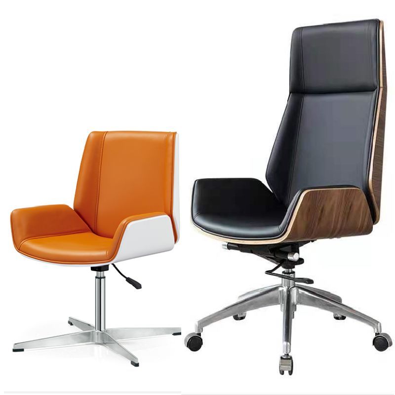 老板椅輕奢辦公椅電腦網紅烤漆現代會議辦公椅舒適歡樂頌同款椅子