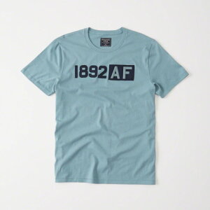 美國百分百【Abercrombie & Fitch】T恤 AF 短袖 T-shirt 短T Tee 麋鹿 藍綠XS S號 H786