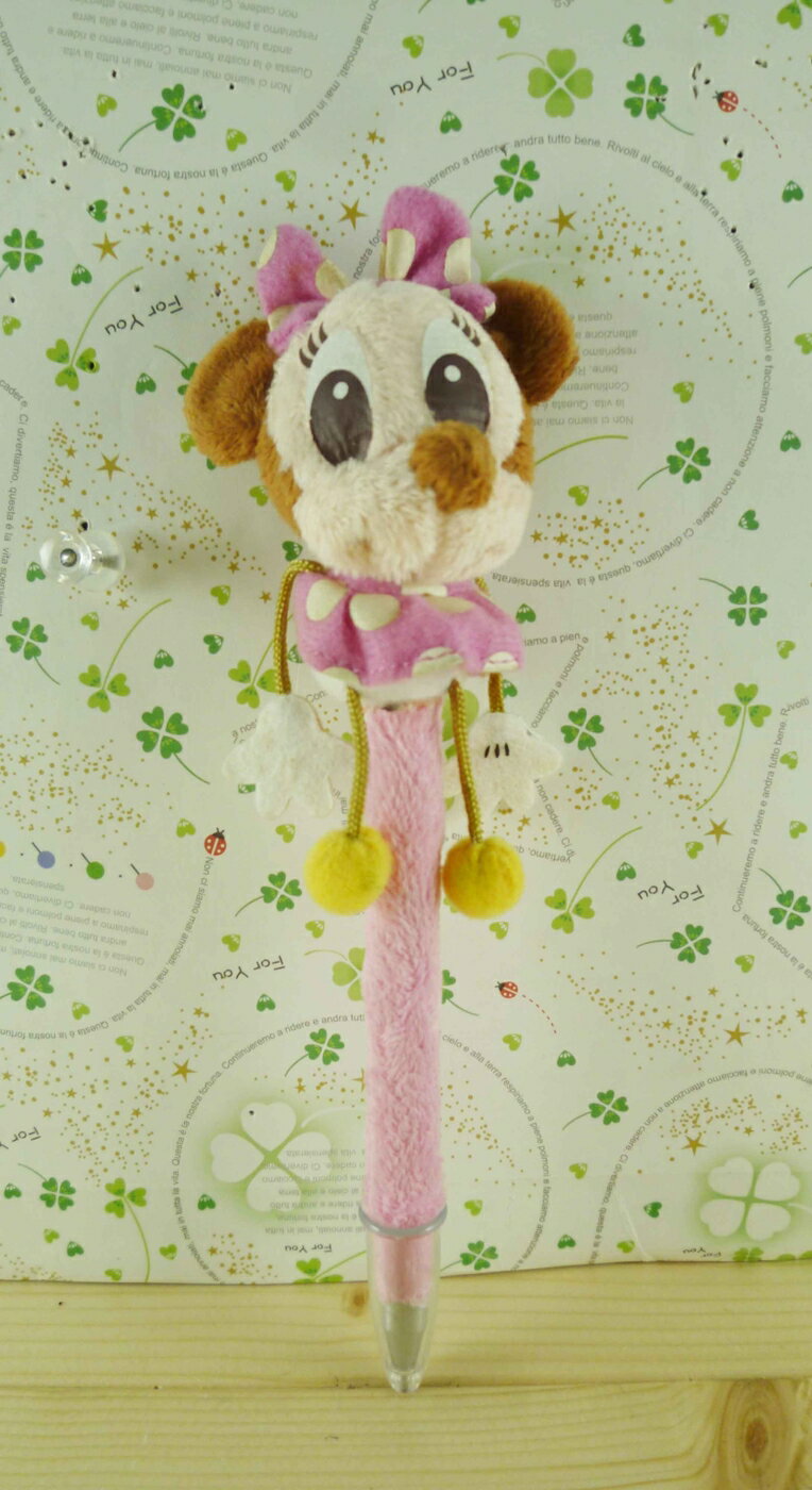 【震撼精品百貨】Micky Mouse 米奇/米妮 原子筆-米妮粉緞帶 震撼日式精品百貨