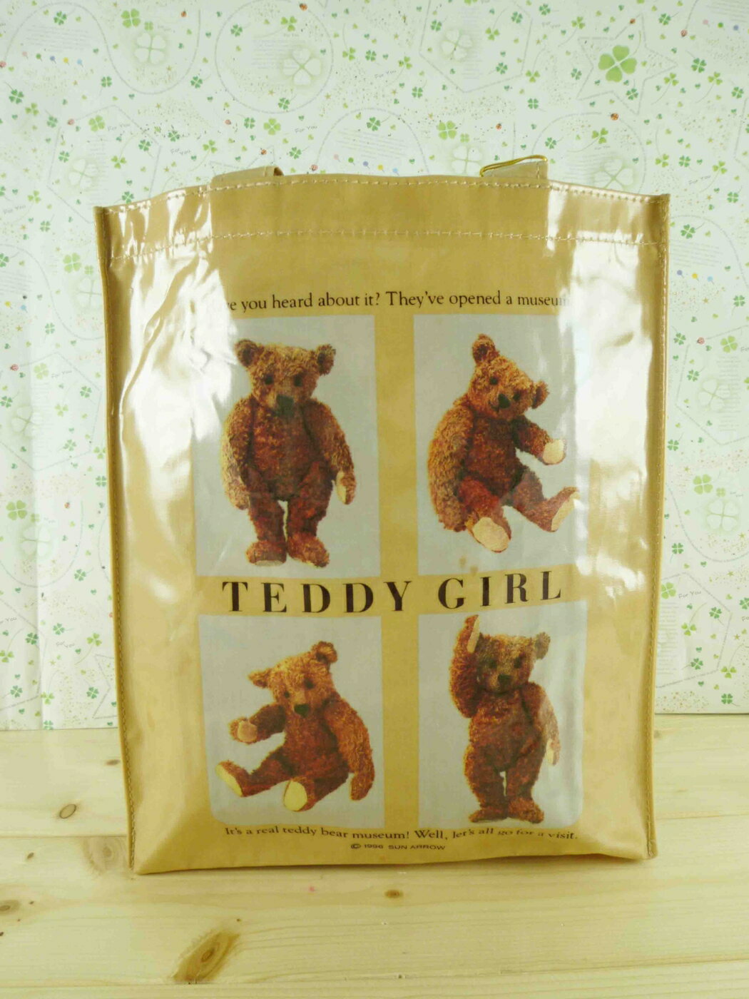 【震撼精品百貨】泰迪熊 Teddy Bear 提袋- 咖啡色 震撼日式精品百貨