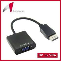 Awesome DP to VGA 轉接器 終身保固 轉接線 A00240003