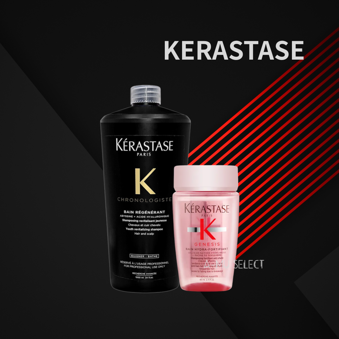 【KÉRASTASE】卡詩 黑鑽極萃逆時髮浴1000ml+粉漾芯生髮浴80ml｜99購物節⚡專櫃 美妝 香氛 保養 9要你滿載而歸