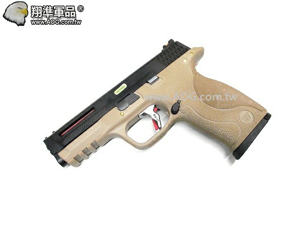 【翔準軍品AOG】WE 大嘴鳥 原力系列 黑滑 沙身 銀管 洞版 瓦斯槍 手槍 D-02-83-3