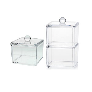 單雙層方形透明壓克力收納盒(2款規格) #5622 #5623